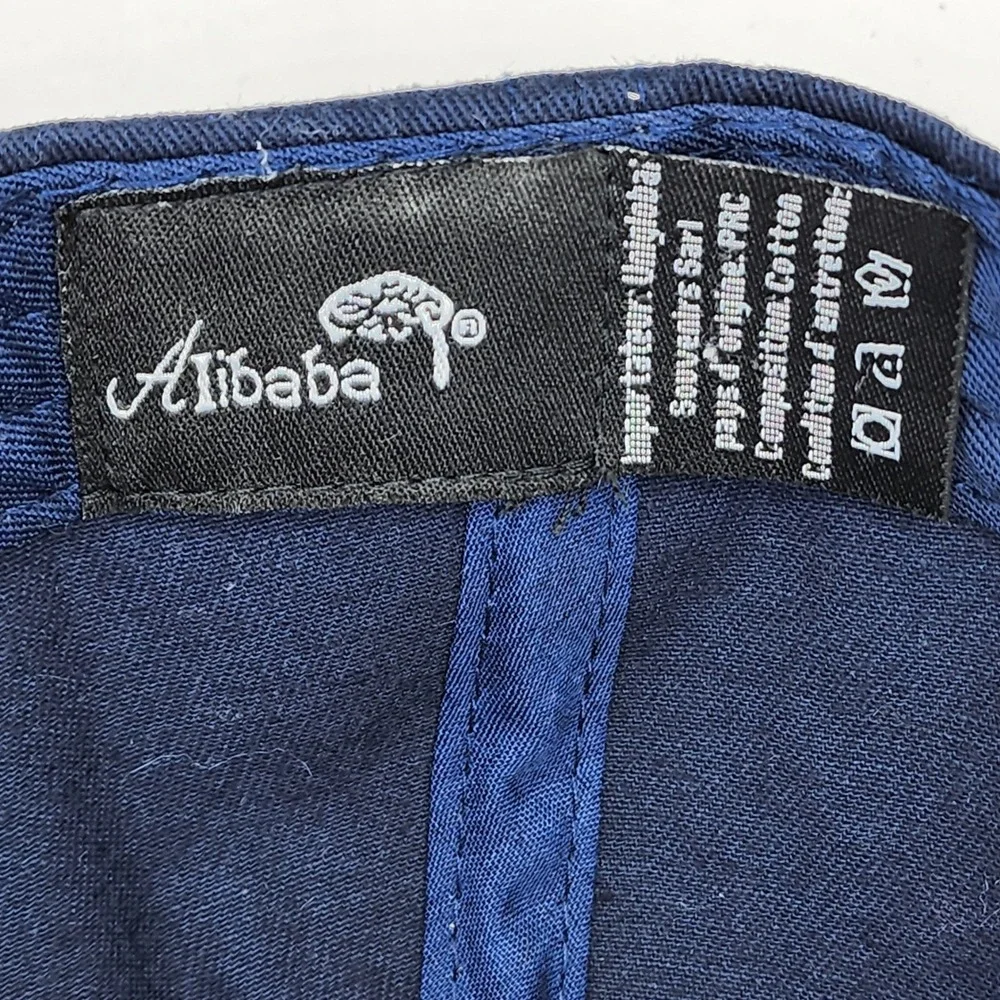 Alibaba‎ Morocco Souvenir Baseball Cap Navy Blue Red Camel Embroidered Hat